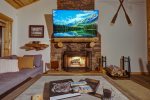 Cozy Fireplace and Large TV